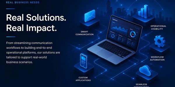 Business solutions with smart communication and operational visibility for real impact.