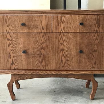 Haase Wood Concepts Hand Crafted White Oak Credenza