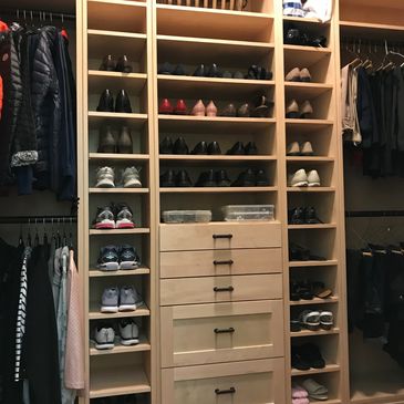 Haase Wood Concepts custom closet built-in