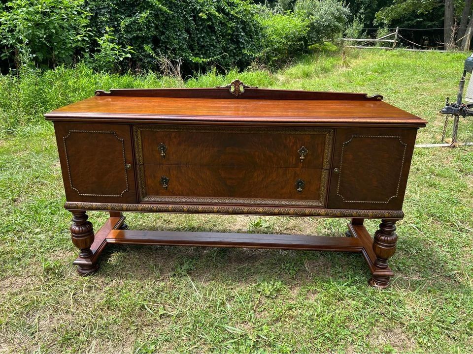Jacobean Style Mahogany Sideboard. 19th Century SKU 7597