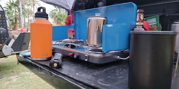 Cafecito en la mañana. Estamos en Paraiso Misional en San Ignacio Baja California Sur