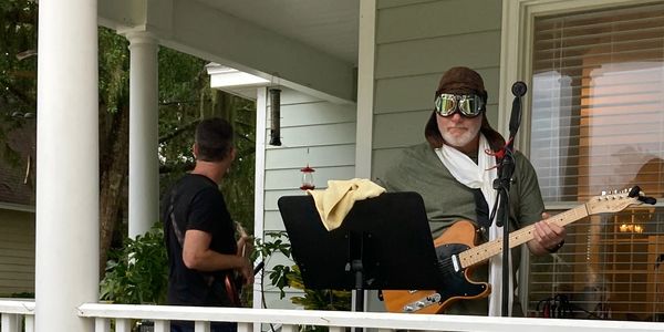 A little Halloween concert with the Barefoot Budda Band in St. Simons GA
