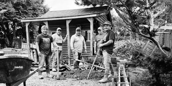 Chapa Company team at a construction site in Toronto.