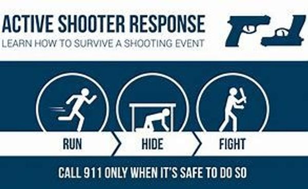 active shooter survival billboard