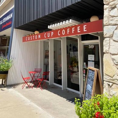 Exterior of Custom Cup Coffee