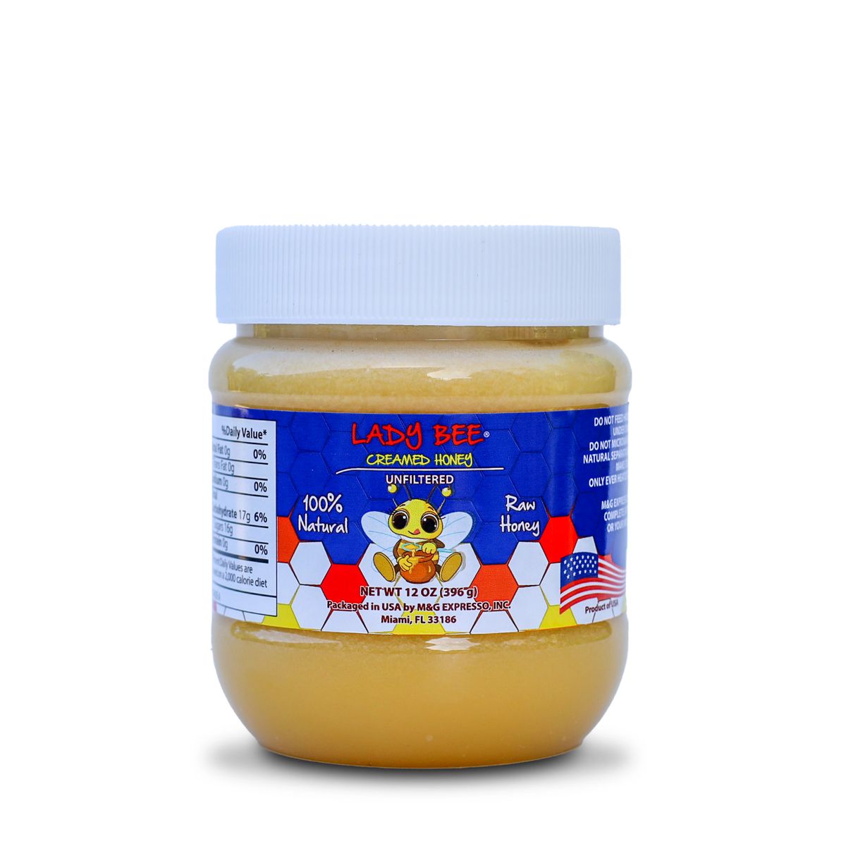 Lady Bee® Creamed Honey - 14 Oz (340g)