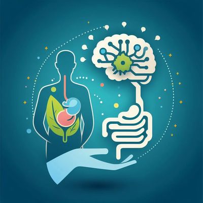 Total gut and brain health. Happiness from the inside out