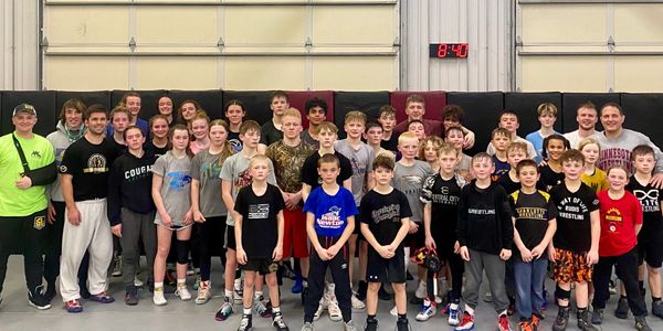 DC Elite Wrestling Club after practice photo