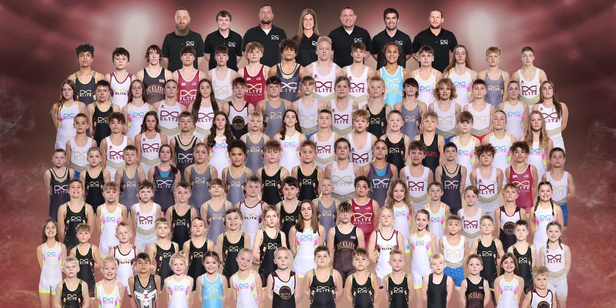 DC Elite Wrestling Cedar Rapids, IA team picture