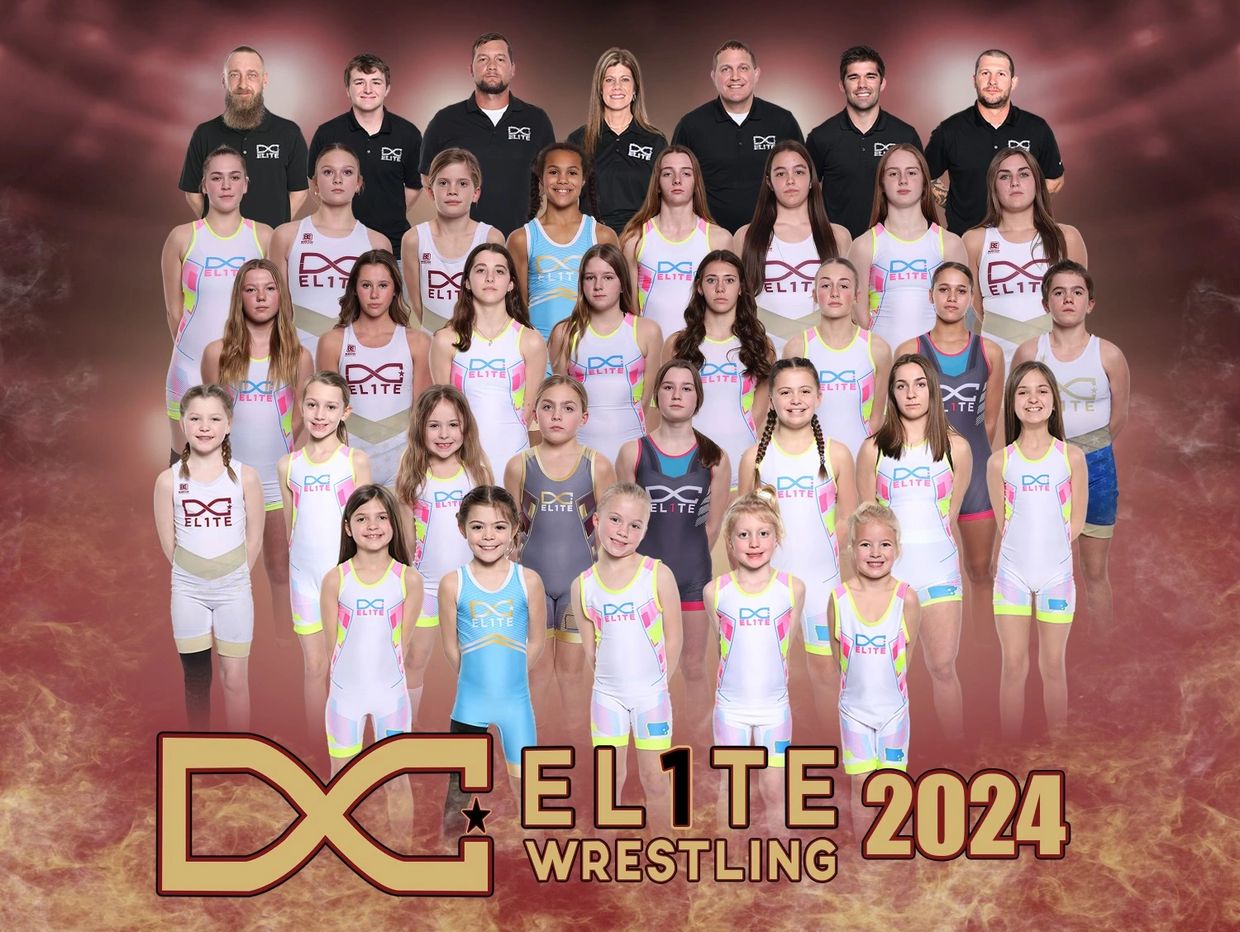 DC Elite Wrestling Club Girls team photo