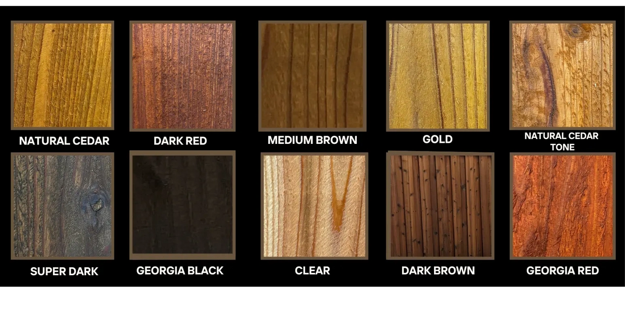 ACCURATE STAIN & SEALER COLORS
