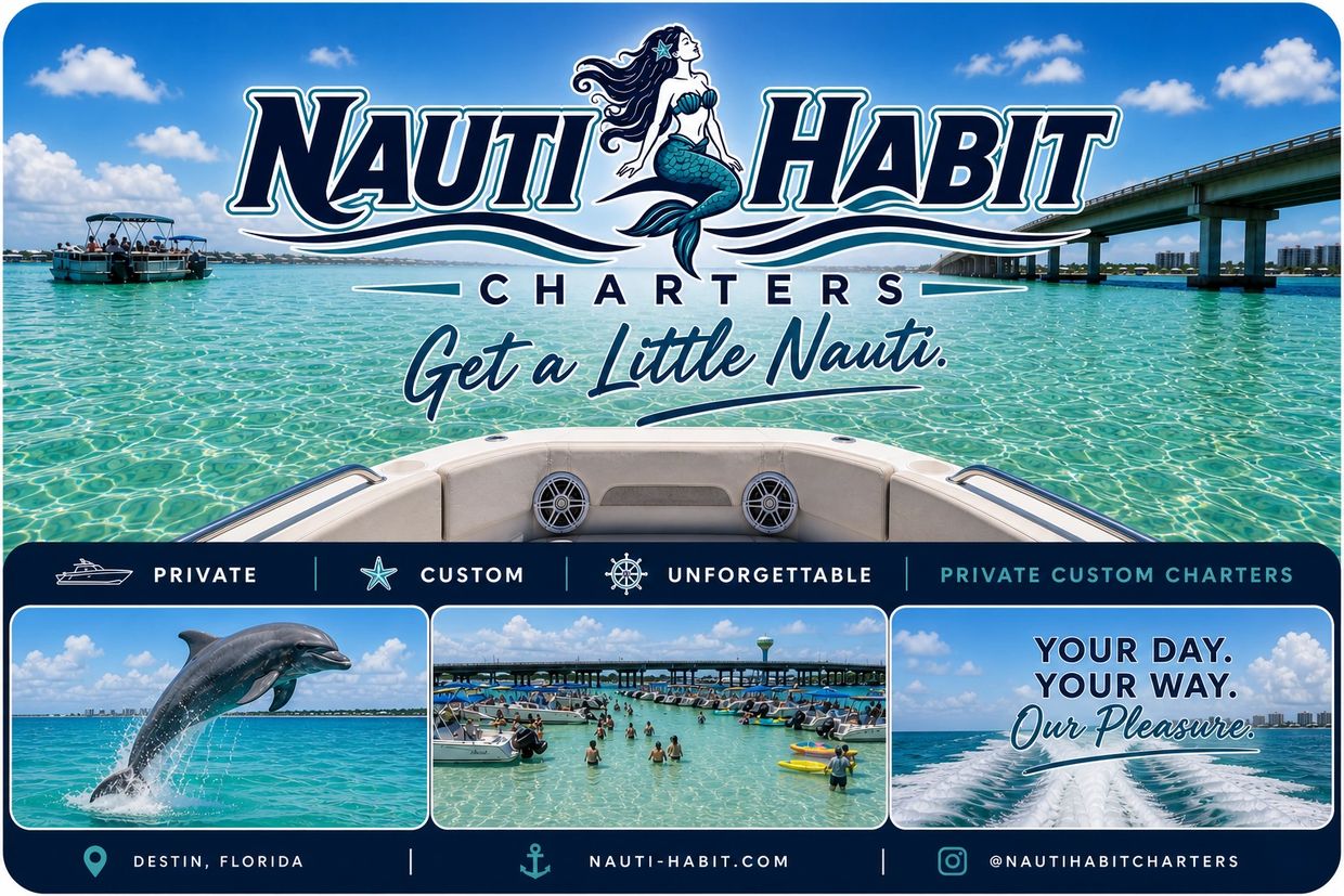 Nauti Habit Charters offers private, custom boat charters in Destin, Florida with unforgettable experiences.