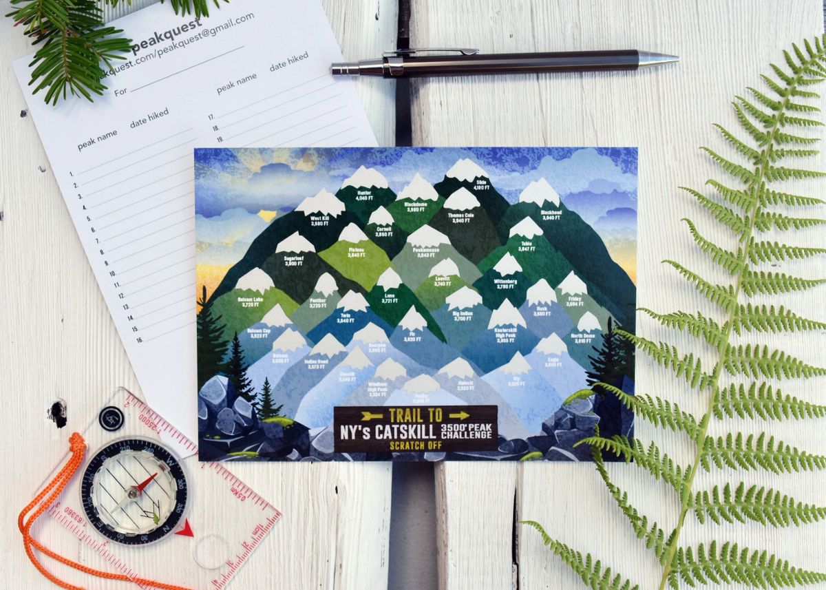 Catskill 3500' Peak Challenge available in 2 versions: Original 35 