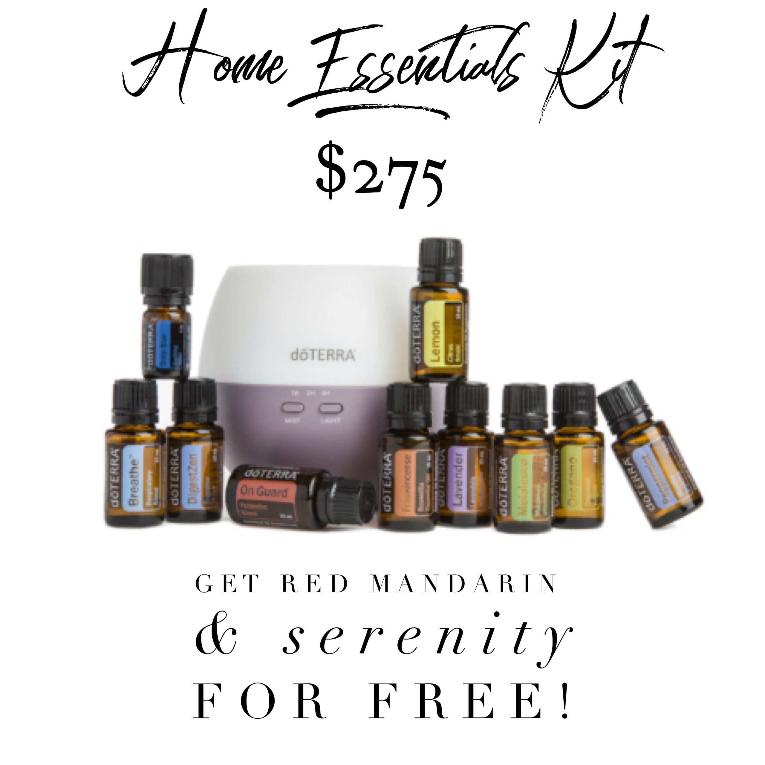 dōTERRA Home Essentials Kit with FREE dōTERRA Membership – The