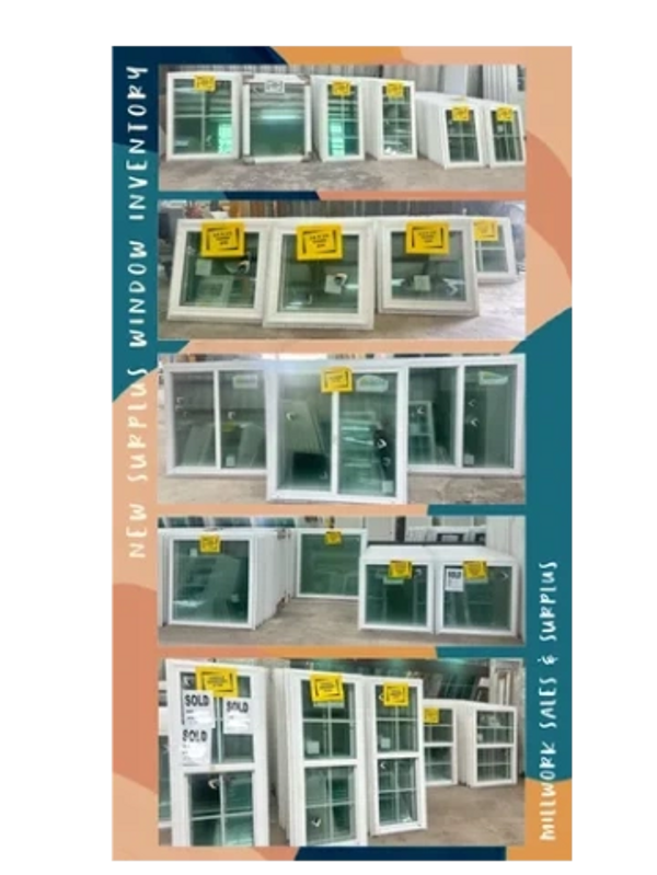 Building Material MIllwork sales & surplus