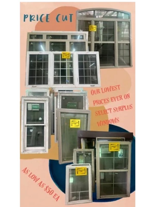 Building Material MIllwork sales & surplus