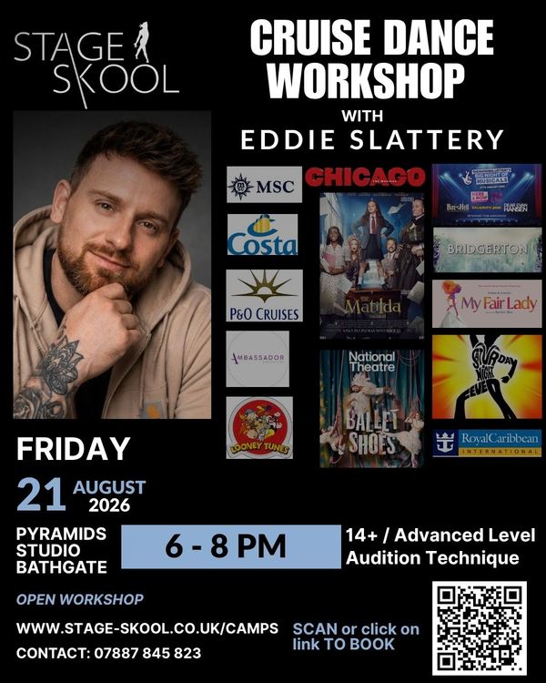Cruise Dance Workshop with Eddie Slattery, August 21, 2026.