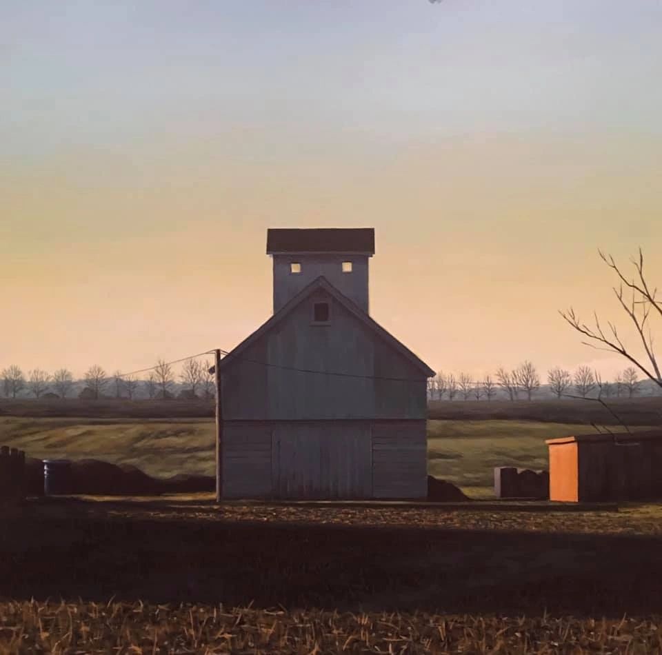 "Morning Sun on Barn and Silo"
30" x 30" print: $195. (plus shipping)
24" x 24" print: $150. (plus s