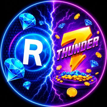 Electric-themed logo split with diamonds and coins.