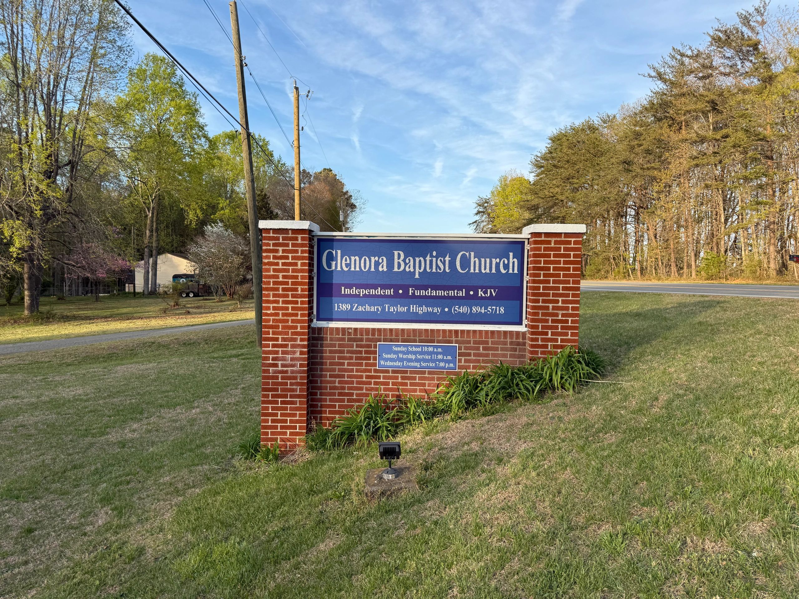 Glenora Baptist Church cover