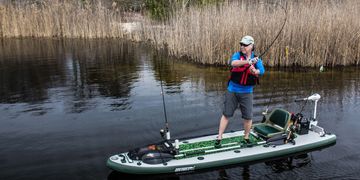 Time to think outside the box! The Sea Eagle FishSUP™ 126 will elevate your fishing to a w