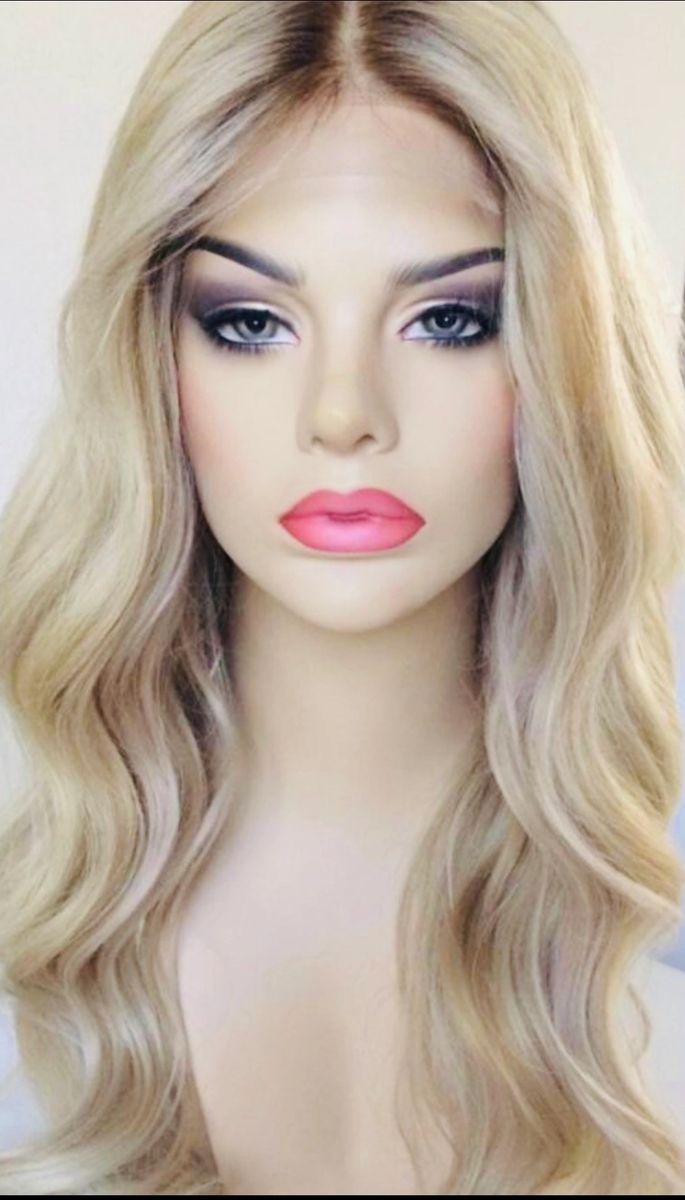 Balayage Ash Blonde Lace Front Wig 18” Balayage Ash Blonde Lace Front Wig 18”