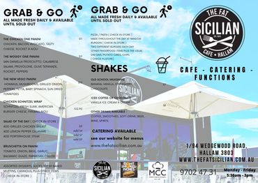 TAKEAWAY MENU