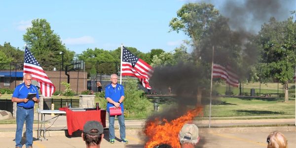 Pastor Mark and Pastor Terry - Flag Day 2021