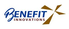 Logo of Benefit Innovations featuring a stylized star and bold text.
