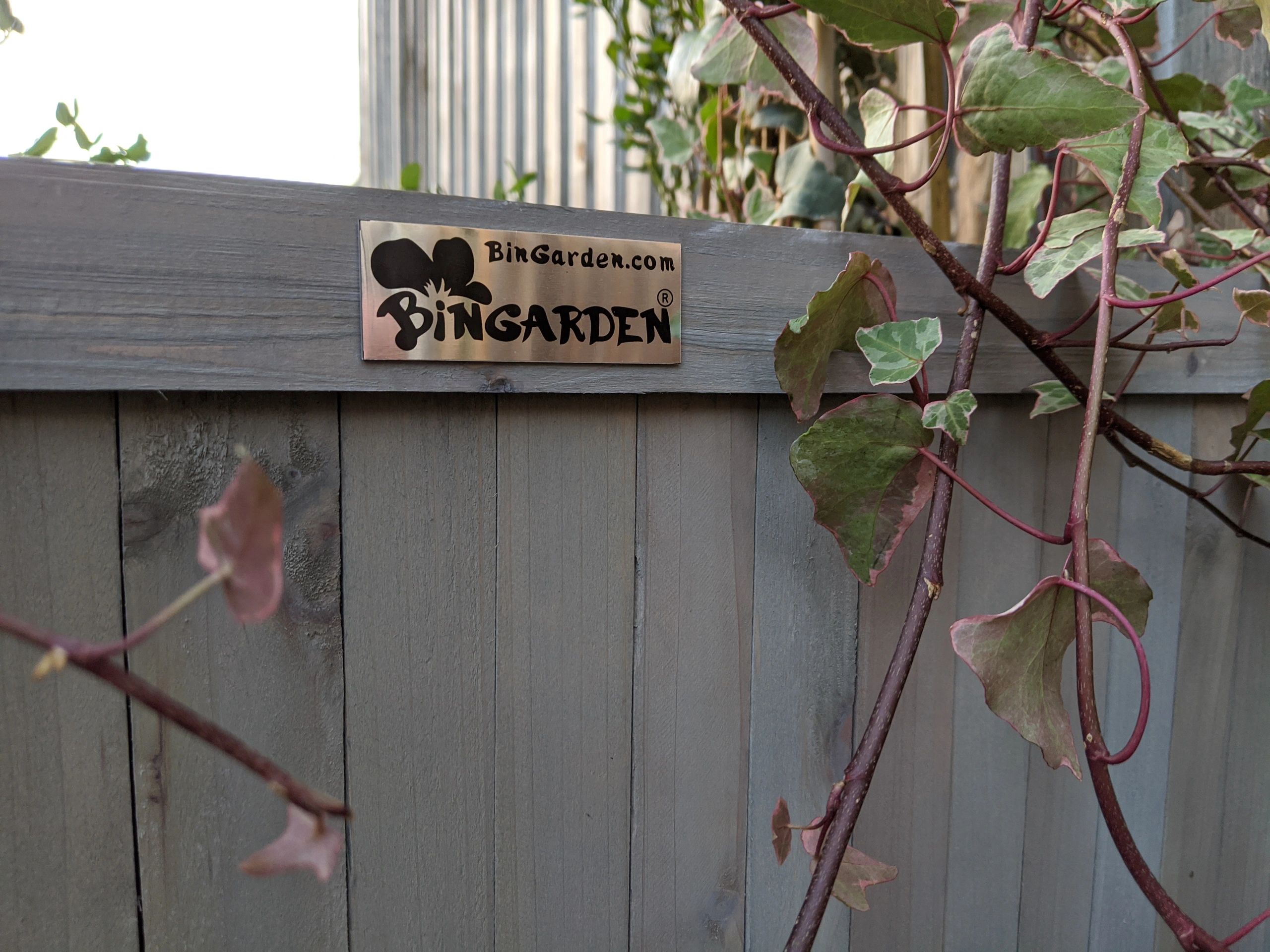 Food waste bins Bin Garden 100L Flower Planters HIDE kerbside Recycling
