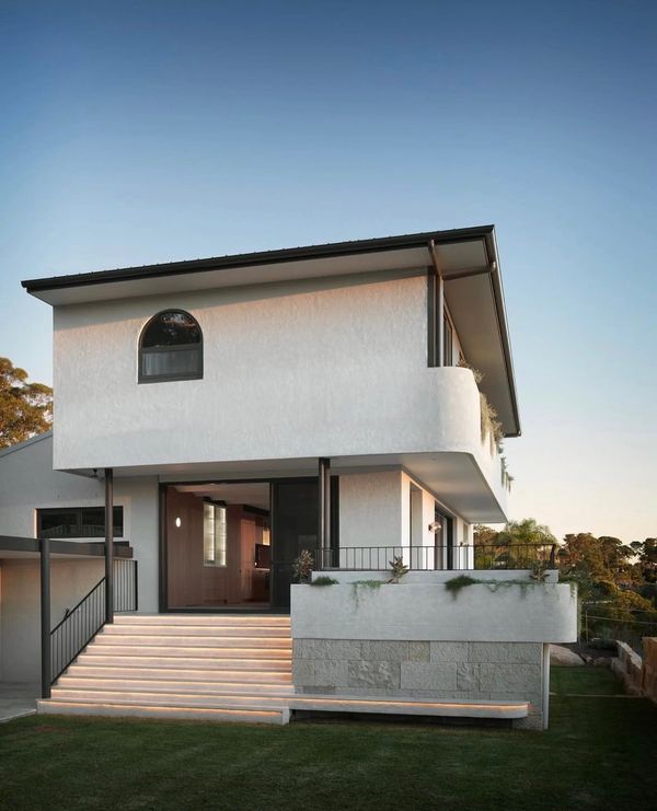 Outdoor Feature lighting installed by Red Rock Electrical Group electrician Sydney