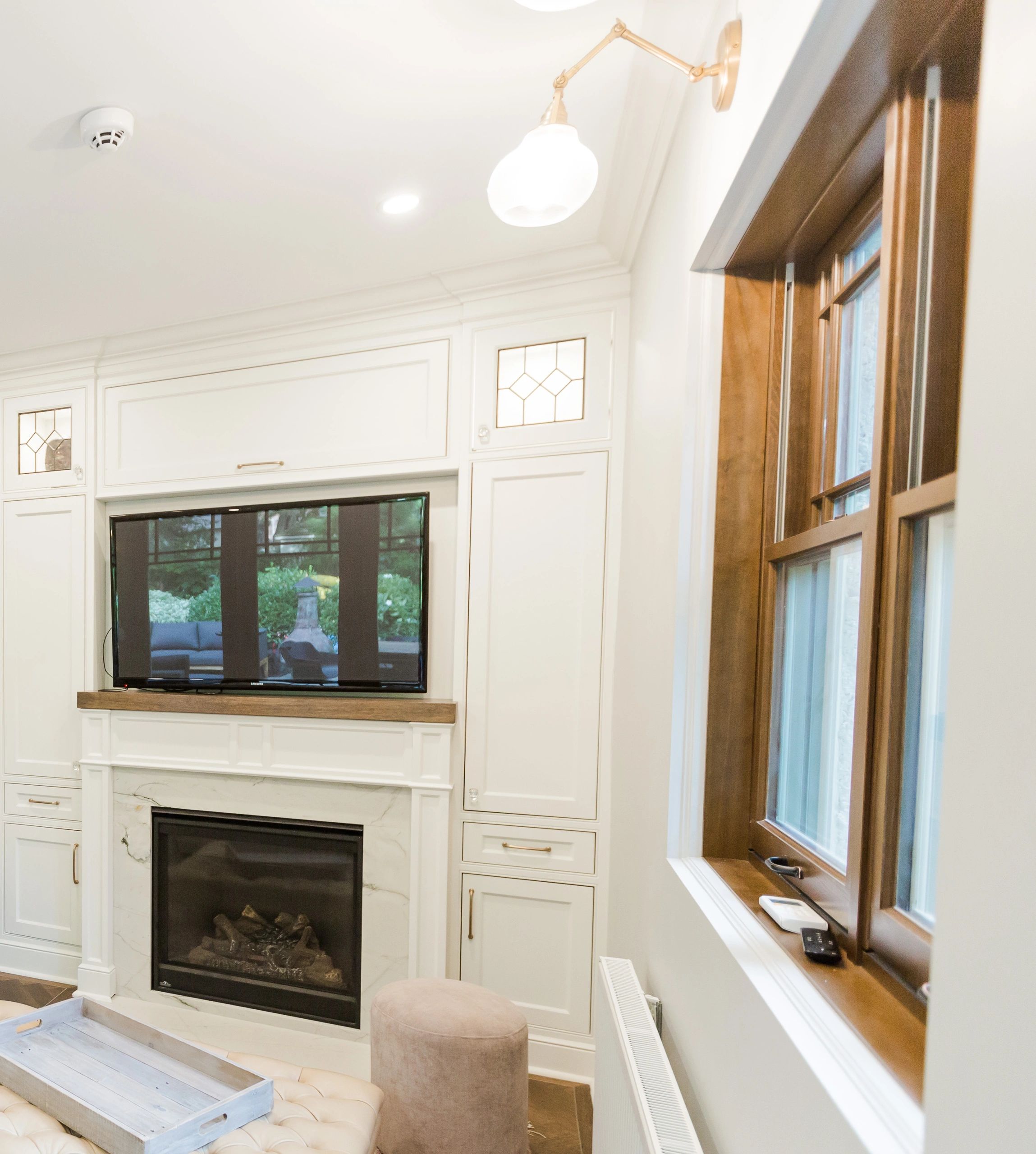 Installing a Gas Fireplace on an Interior Wall