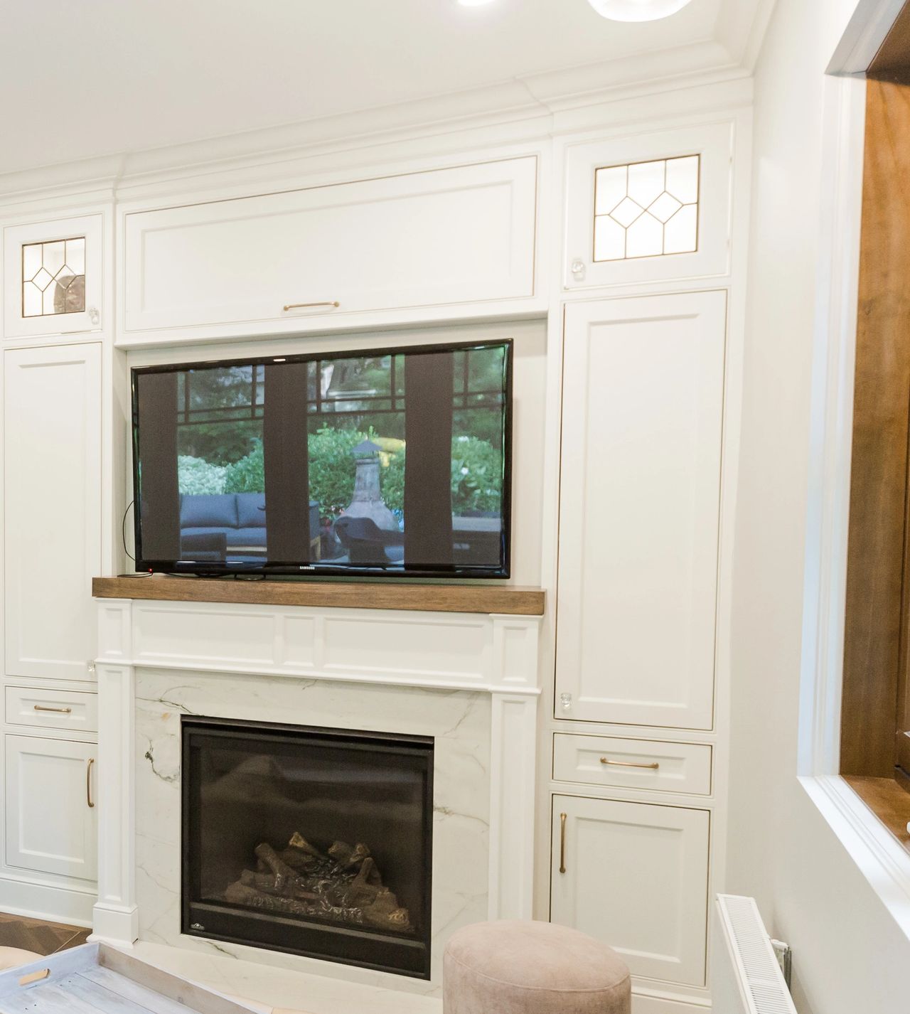 Installing a Gas Fireplace on an Interior Wall