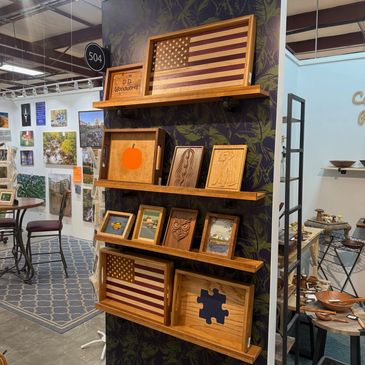 My Wall at Westside Market on Agusta Rd. in Greenville where I sell some of my work.