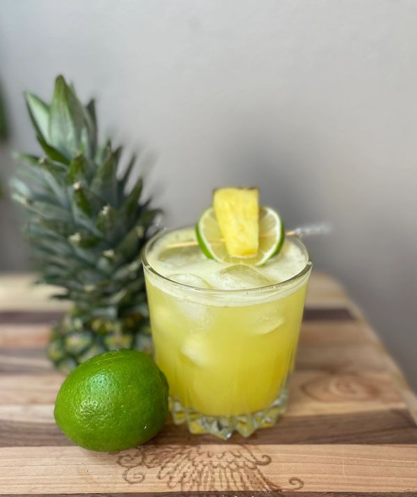 Pineapple margarita. 