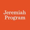 Jeremiah Program logo on orange background.