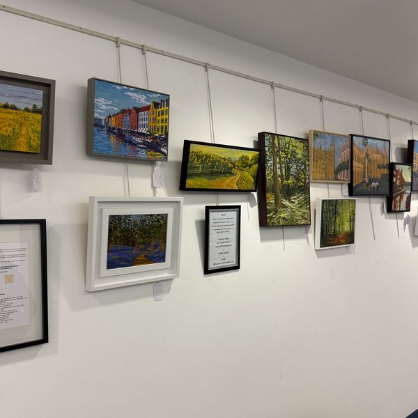 Solo exhibit. Russells Hall Hospital, January 2025.