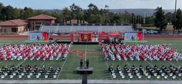 BF mobile stage and video walls Graduation 2021