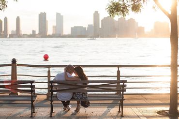 Editorial shoot, couples, engagement, fiancée, New York,  love, engagement photo