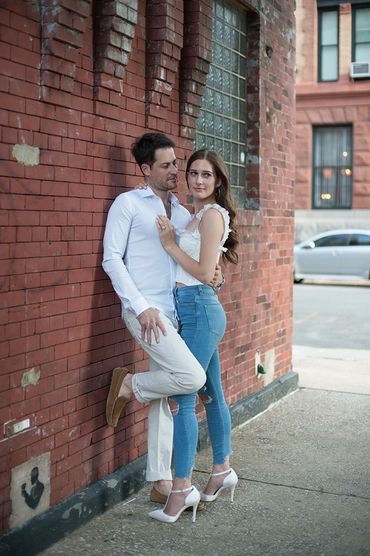 Editorial shoot, couples, engagement, fiancée, New York,  love, engagement photo