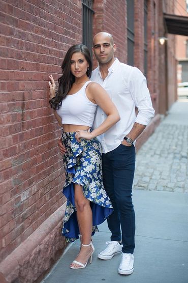 Editorial shoot, couples, engagement, fiancée, New York,  love, engagement photo