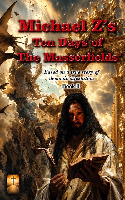 Book cover of Michael Z's Ten Days of The Masserfields with a dark, dramatic fantasy theme.