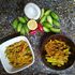 Farm dinner made with tindora!