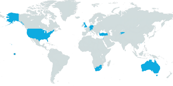 Futuretea LTD Worked Countries Map