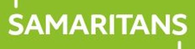 Logo of Samaritans against a green background.