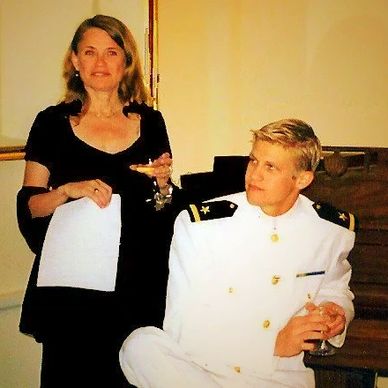 My graduation photo from the US Naval Academy where I was commissioned an Ensign in the US Navy.