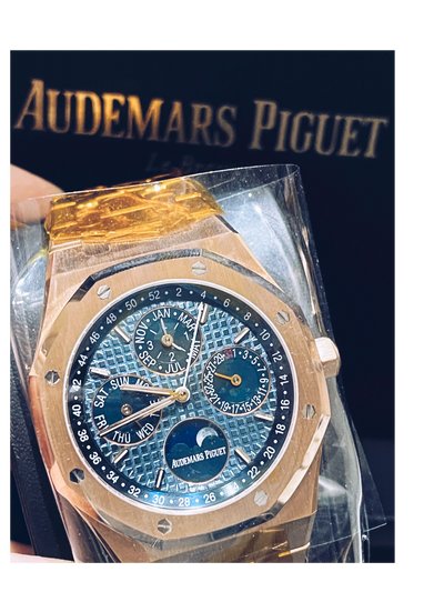 Audemar Piguet Royal Oak Perpetual Calendar Timepiece in 18kt Rose gold - Ref# 26574OR