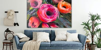 Artwork In A Room - Available to Rent or Purchase