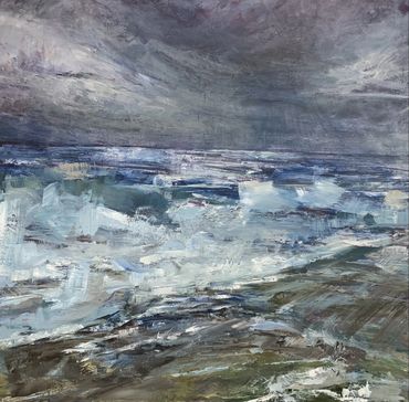 STORM'N ON LONG BEACH

Medium: Mixed Media on Canvas
Size: 36 x 36 x 1.5
 Landscape