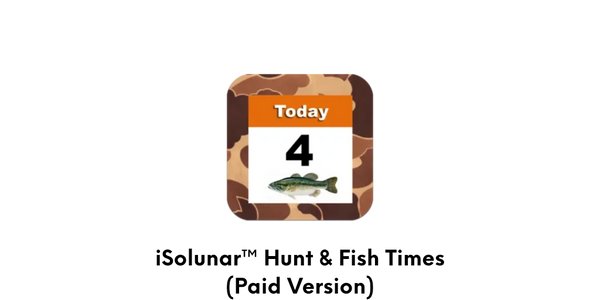iSolunar™ Hunting & Fishing Times